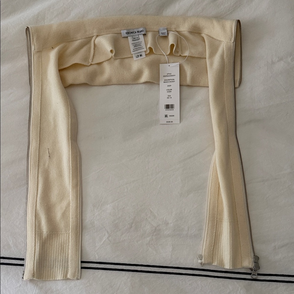 Monica Nera Elegant Cream Shrug